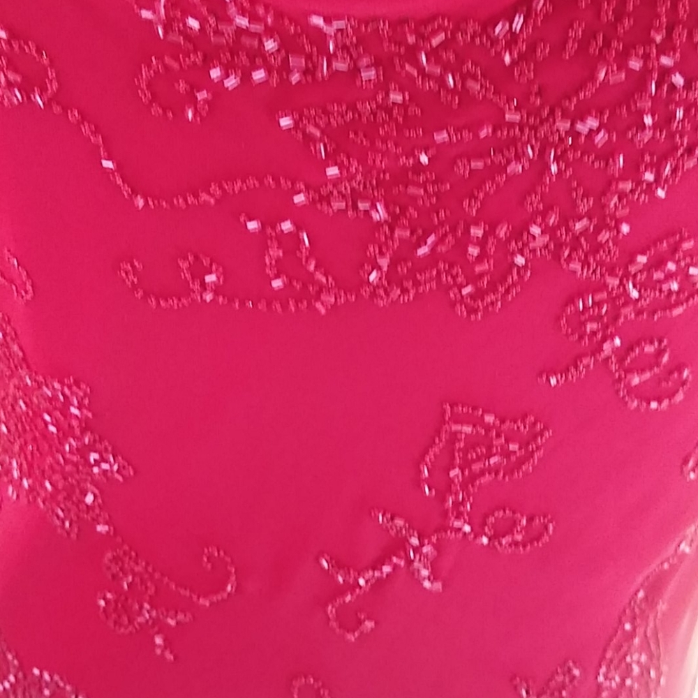 CICCI Women Red Gown With Beads Size XL - Picture 3 of 14